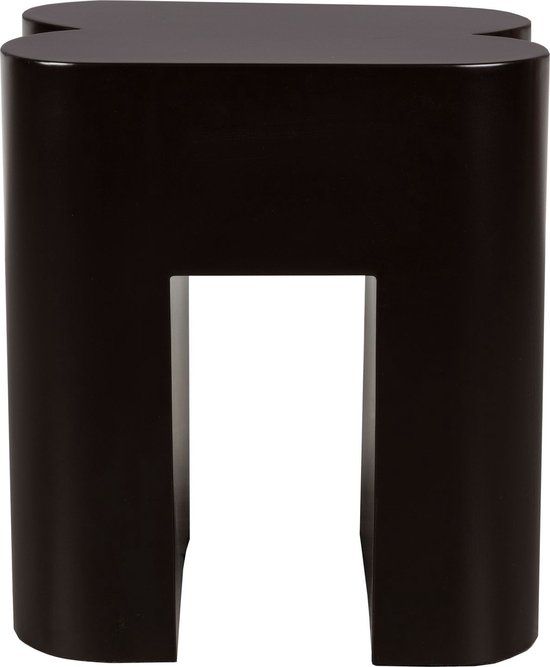 Zuiver Shape Krukje/Bijzettafel Donkerbruin - Modern Design - Metaal - 45 cm