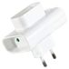 Energaline 531188 adapter, 3-voudig, 3 stopcontacten, 6 A, wit