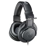 Audio-Technica ATH-M20X Headphones - Wired - Over-Ear - Black