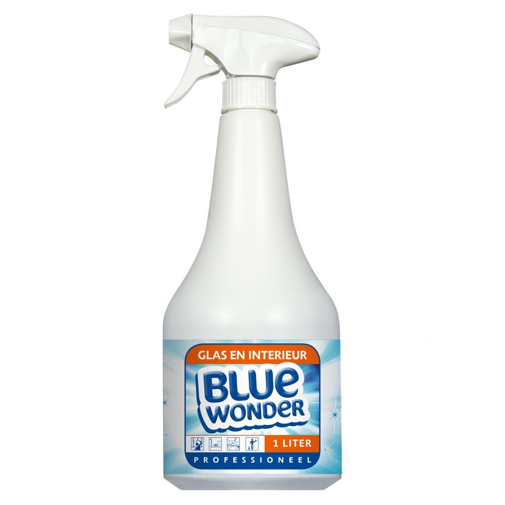 Blue Wonder Professionele Glas en Interieur Spray 1000 ml