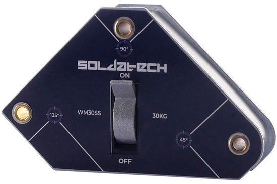 Soldatech Geko Lasmagneet schakelbaar driehoek 30kg