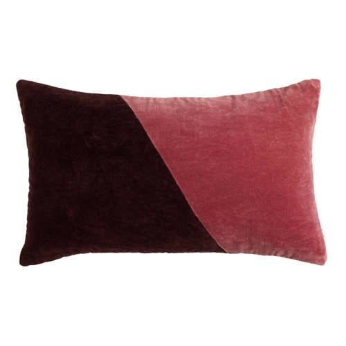 NOUS Living sierkussenhoes Robbins (30x50 cm) Roze Meerkleurig