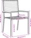 vidaXL Tuinstapelstoelen 2 stuks Bruin en Beige