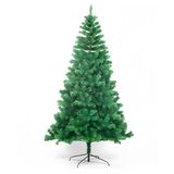 Wintem - Traditionele groene kerstboom, 210 cm, met 631 dichte takken van milieuvriendelijk pvc en metalen basis, eenvoudig te monteren en herbruikbaar, perfect als slanke kerstboom voor gebruik