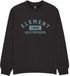 Element Home Team Sweatshirt Off Black L Man
