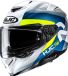 HJC RPHA 72 Phyta Helm - Geel/blauw/wit - Maat M