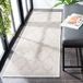 Safavieh La Pelosa Tapijt voor binnen en buiten AMT414 68 X 213 cm ivoor/lichtgrijs