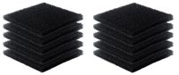 Merkloos Koolstoffilter - Actieve kool 13 x 13 cm - 10 stuks, voor rookabsorber, afzuigkap en kattenbak