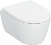 Geberit iCon hangtoilet – compact – TurboFlush – diepte 49 cm – met softclose zitting – mat wit