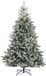 Everlands Alba fir III Kunstkerstboom H240 cm Tweekleurig PVC Inclusief Versiering Met Sneeuw