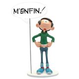 Plastoy Gaston Lagaffe Figurine Gaston collection Bulles "M’enfin !" - Résine - 20 cm