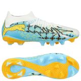 PUMA FUTURE 9 MATCH PLAYMAKER FG/AG chaussures de football unisexe, Bleu/Blanc, Taille 40,5