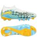 PUMA FUTURE 9 MATCH PLAYMAKER FG/AG chaussures de football unisexe, Bleu/Blanc, Taille 40,5