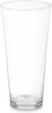 Giftdecor Vase conique - verre transparent - D17 x H30 cm - vase à bouquet - 5 litres