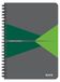 Leitz Office Collegeblok, A5, gelinieerd, notitieboek met spiraalbinding, kartonnen omslag, 360 graden opening, 180 pagina's/90 vellen, FSC-gecertificeerd papier (80 g/m²), voor kantoor en school
