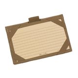 Rite in the Rain Weerbestendige portemonnee voor indexkaarten: Tan Cordura® stoffen hoes, 25 Tan 3" x 5" indexkaarten (nr. C991T)