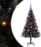 vidaXL Kerstboom Zwart 120 cm PVC
