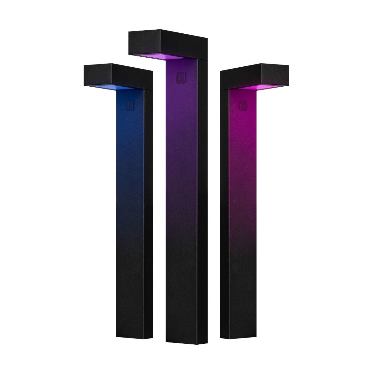 Hombli Smart Pathway Light Starter Kit - Outdoor Floor Lighting - LED - Black - 6W - 3 Pack