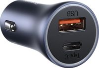 Baseus 2 in 1 Autolader USB C & USB A 4.0 - 40W - Snellader - Car Fast/Quick Charger - Space Gray