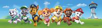 AG Design Paw Patrol Redding, decoratieve wandrand voor kinderkamer, 5 m x 14 cm, WBD 8161, zelfklevende folie, meerkleurig, 10 cm