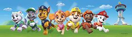 AG Design Paw Patrol Redding, decoratieve wandrand voor kinderkamer, 5 m x 14 cm, WBD 8161, zelfklevende folie, meerkleurig, 10 cm