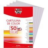 Fixo Paper 11120372 karton, A3, 50 stuks, parelgrijs, 180 g
