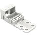 WAGO Montagedrager, voor 3-draads klemmenblokken, 221 Serie - 4 mm², voor schroefmontage, wit, 221-503 (10 stuks)
