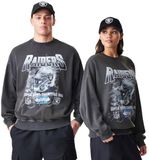 New Era Las Vegas Raiders NFL Boxy Washed Sweatshirt Gris S Homme