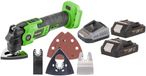 Procraft PMT22bb accu multifunctioneel gereedschap 20 V borstelloos + 2x accu 2,0 Ah + oplader