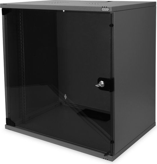Digitus DN-19 12-U-S-SW Wandrek Zwart