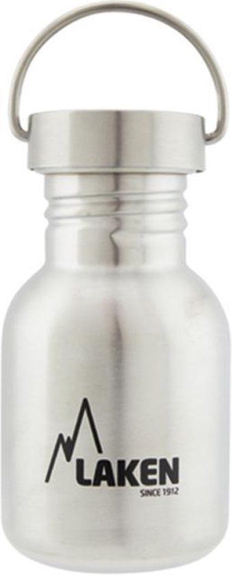 Laken RVS Basic Steel Bottle - 350ml - RVS