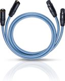 Oehlbach XXL Series 2 audio kabel 1 m 2 x RCA Blauw