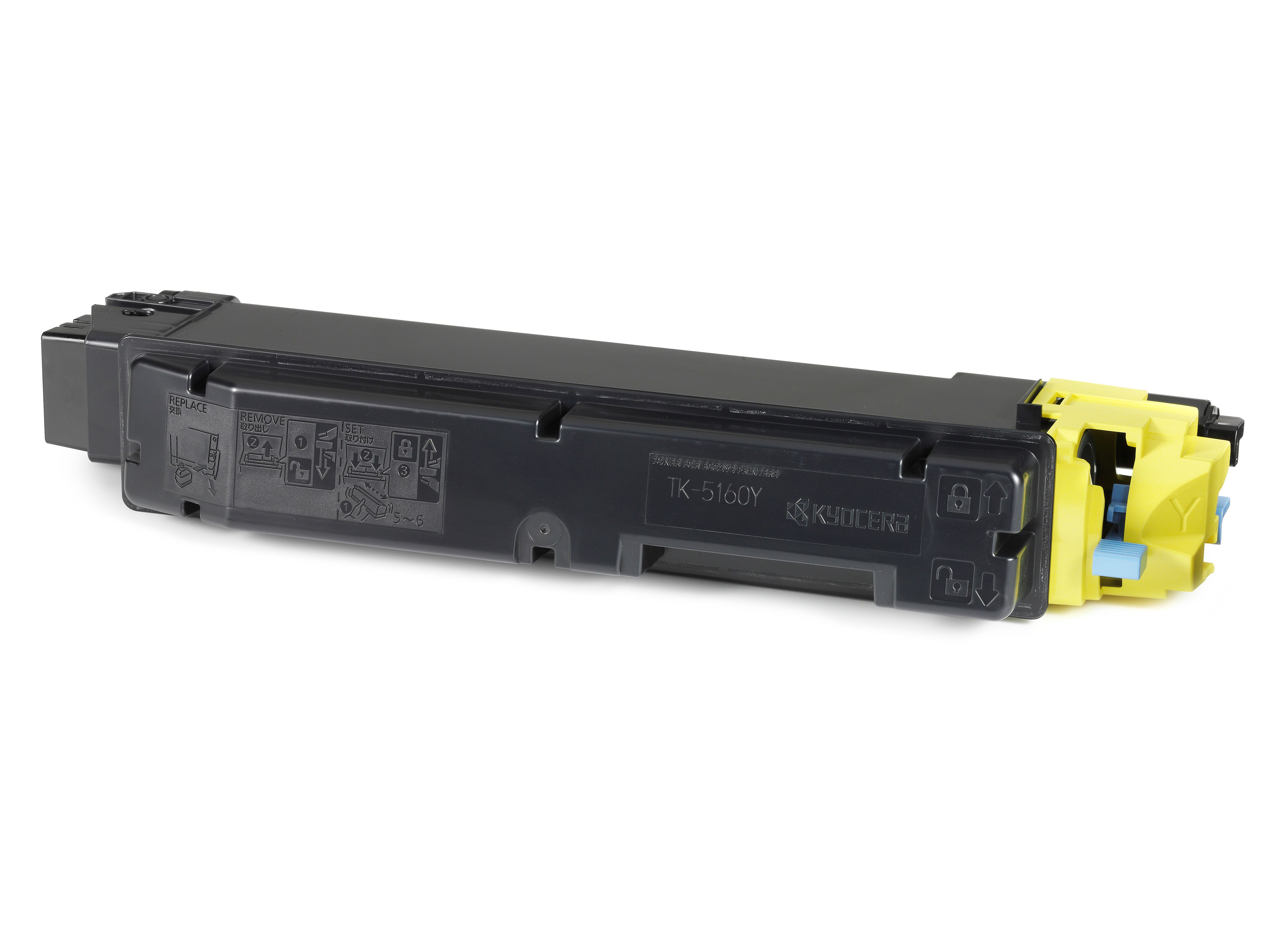Kyocera TK-5160Y - Toner - geel - 1 stuk - voor ECOSYS P7040cdn