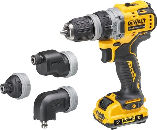 DeWalt DCD703L2T ACCU SCHROEFBOORMACHINE | MULTI-HEAD | SET | 12 V | 3,0 AH LI-ION