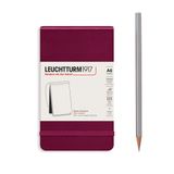 Leuchtturm1917 A6 Pocket Notitieblok Blanco Port Red