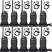Retevis RT617 Radios bidirectionnelles, casque radio, PMR446 sans licence, 16 canaux, CTCSS/DCS, VOX, set de radios bidirectionnelles avec support de charge USB pour les écoles, les chantiers, les supermarchés (5 paires)
