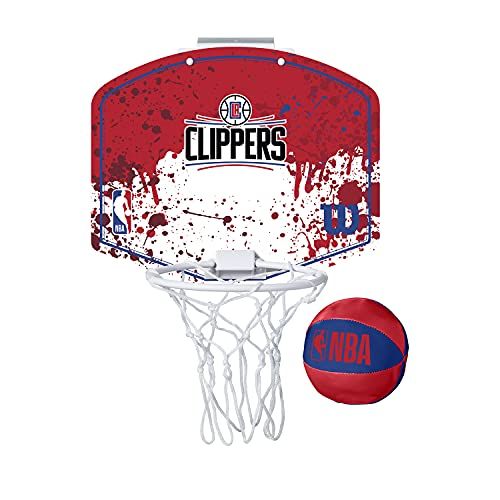 Wilson Mini-basketbalkorf NBA Team Mini Hoop - Los Angeles Clippers - Kunststof - Rood