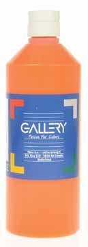 Gallery plakkaatverf flacon van 500 ml, oranje