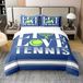 Housse de couette Tennisbal pour lit d'enfant, lit simple, 100% coton, incluant 1 taie d'oreiller