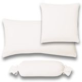 Estella 110 Jersey Taie d'oreiller - 80 x 80 cm - 100% Coton - Ivoire