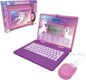 Lexibook Unicorn Tweetalige Educatieve Laptop met 164 activiteiten (EN/FR)