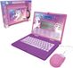 Lexibook Unicorn Tweetalige Educatieve Laptop met 164 activiteiten (EN/FR)