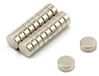 N42 Neodymium magneet voor kunst, knutselen en modelbouw - 10 mm diameter x 4 mm dik - 2,3 kg trekkracht - verpakking van 20