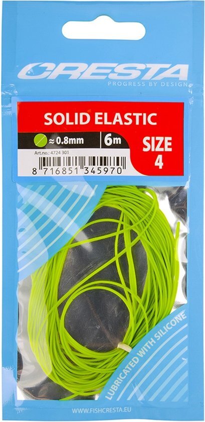 - Cresta Solid Elastic 0.8mm 6.00m Neon Green