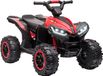 Quad électrique pour enfants – ATV à batterie – 12V – 2 moteurs – phares – klaxon – convient aux enfants de 3 à 5 ans – rouge