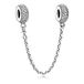 PANDORA Safety Chain with clear cubic zirconia 791736CZ