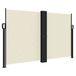 vidaXL Terrasparasol Crème 140x600 cm