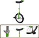 vidaXL Eenwieler verstelbaar (groen / 16 inch)