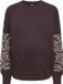 ONLY MATERNITY ONLY OLMALEXA L/S O-NECK SWEAT JRS Dames Trui - Maat S - Katoen - Chocolate Plum