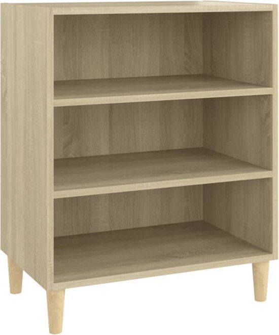 vidaXL Dressoir 57x35x70 cm Sonoma Eikenhout